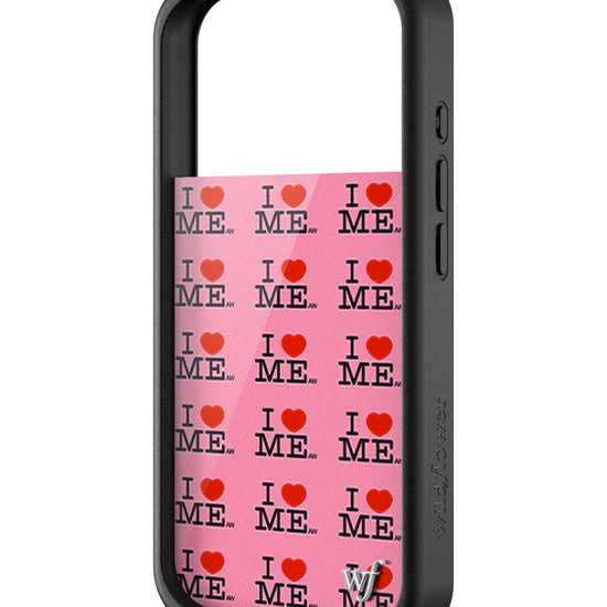 Wildflower iPhone case 17 Pro I Heart Me Red Pink Cute