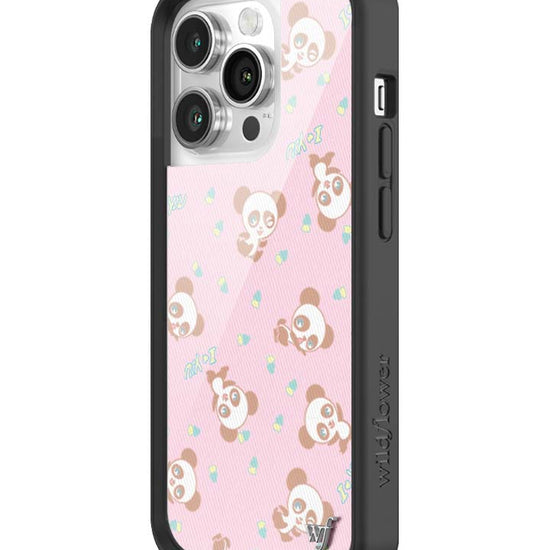 Wildflower iPhone case 14 Pro Ashley Williams Panda Pink Cute