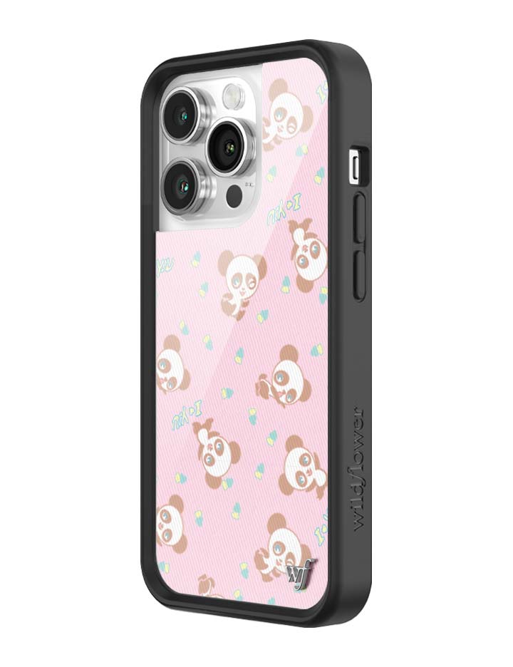 Wildflower iPhone case 14 Pro Ashley Williams Panda Pink Cute