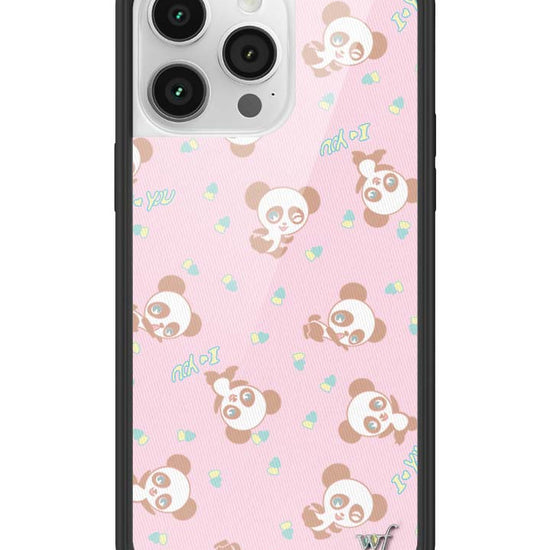Wildflower iPhone case 14 Pro Max Ashley Williams Panda Pink Cute