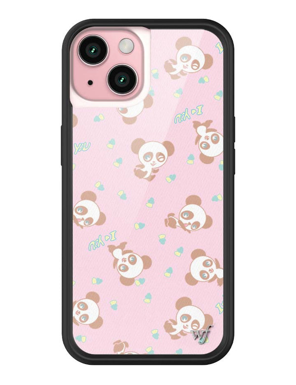 Wildflower iPhone case 15 Ashley Williams Panda Pink Cute