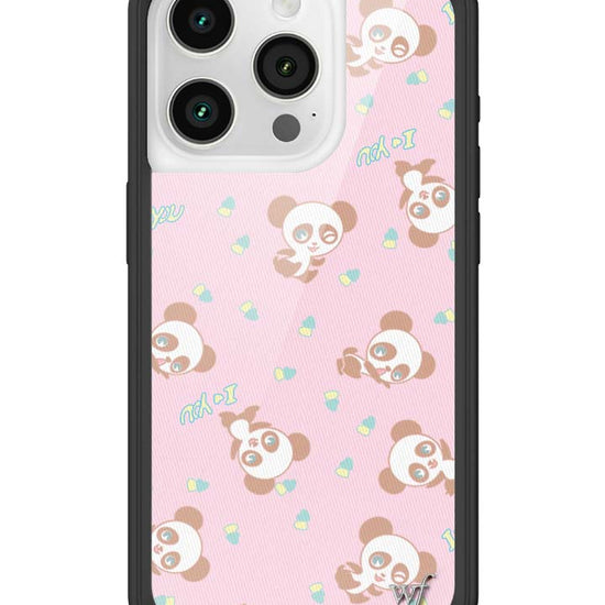 Wildflower iPhone case 15 Pro Ashley Williams Panda Pink Cute