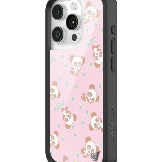 Wildflower iPhone case 15 Pro Ashley Williams Panda Pink Cute
