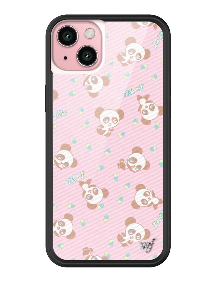 Wildflower iPhone case 15 Plus Ashley Williams Panda Pink Cute