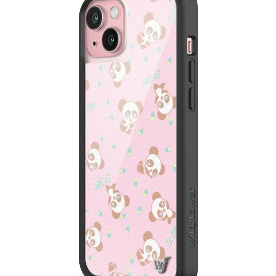 Wildflower iPhone case 15 Plus Ashley Williams Panda Pink Cute