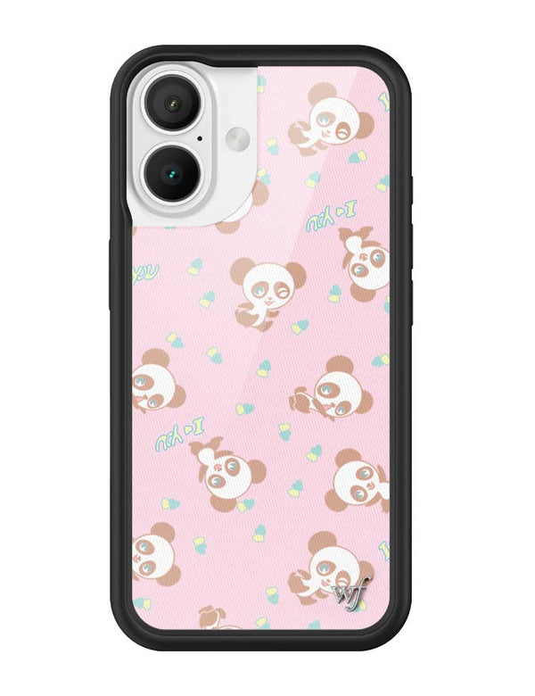 Wildflower iPhone case 16 Ashley Williams Panda Pink Cute