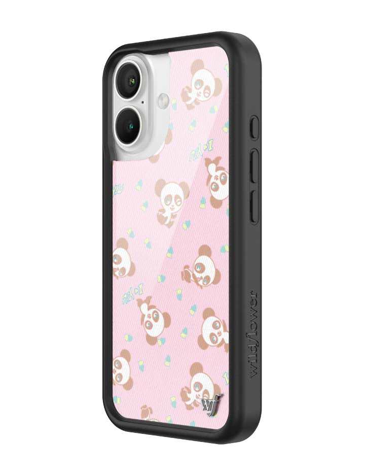 Wildflower iPhone case 16 Ashley Williams Panda Pink Cute