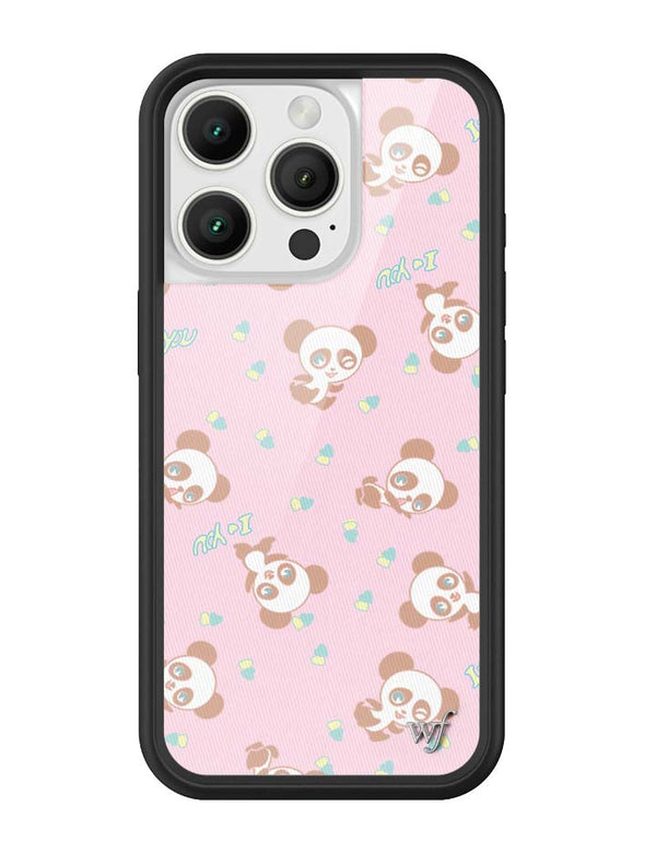 Wildflower iPhone case 16 Pro Ashley Williams Panda Pink Cute