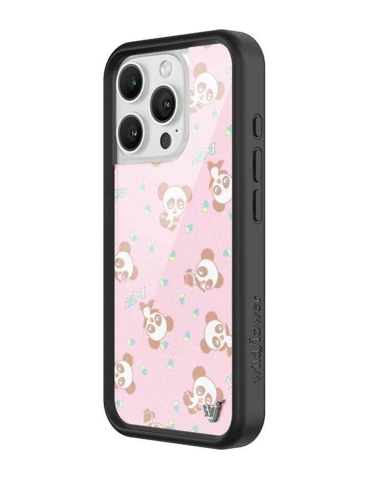 Wildflower iPhone case 16 Pro Ashley Williams Panda Pink Cute