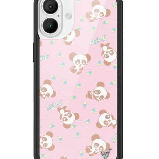 Wildflower iPhone case 16 Plus Ashley Williams Panda Pink Cute