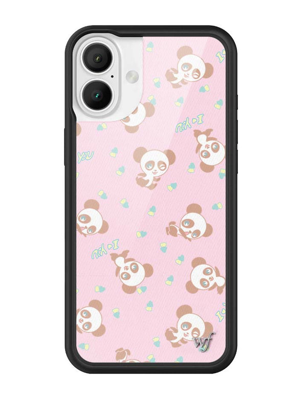 Wildflower iPhone case 16 Plus Ashley Williams Panda Pink Cute