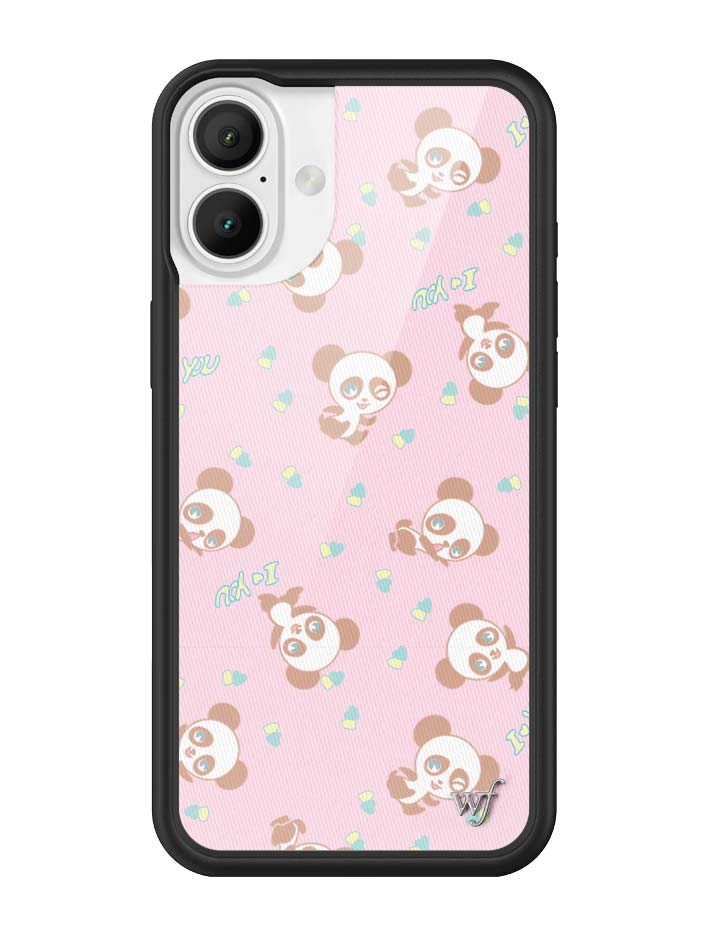 Wildflower iPhone case 16 Plus Ashley Williams Panda Pink Cute