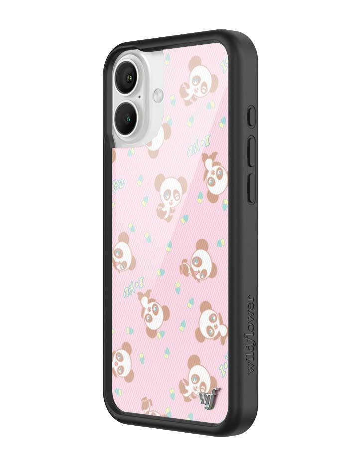 Wildflower iPhone case 16 Plus Ashley Williams Panda Pink Cute