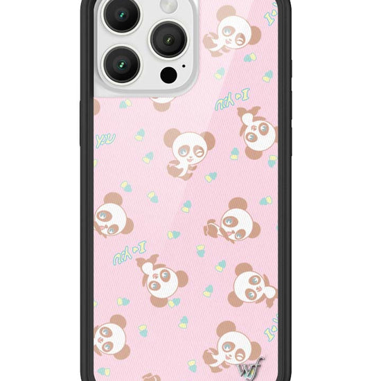 Wildflower iPhone case 16 Pro Max Ashley Williams Panda Pink Cute