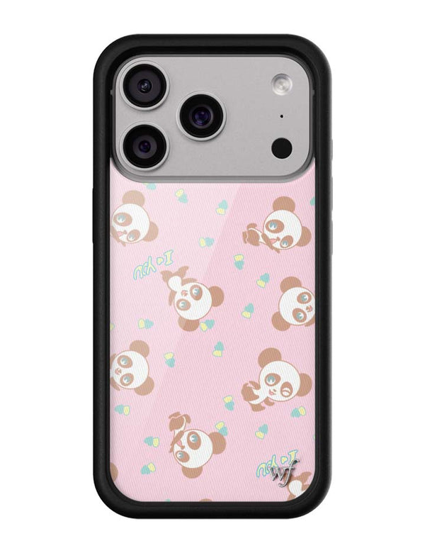 Wildflower iPhone case 18 Pro Ashley Williams Panda Pink Cute