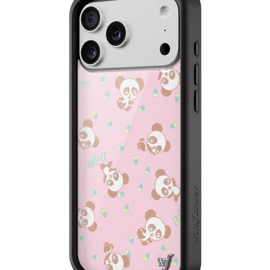 Wildflower iPhone case 18 Pro Max Ashley Williams Panda Pink Cute