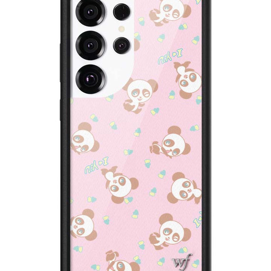 Wildflower Galaxy S25 case Ultra Ashley Williams Panda Pink Cute
