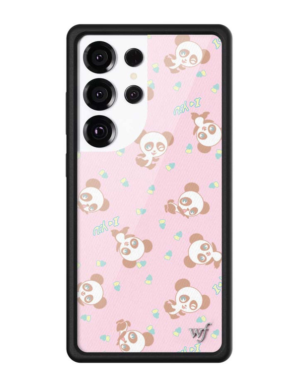 Wildflower Galaxy S25 case Ultra Ashley Williams Panda Pink Cute
