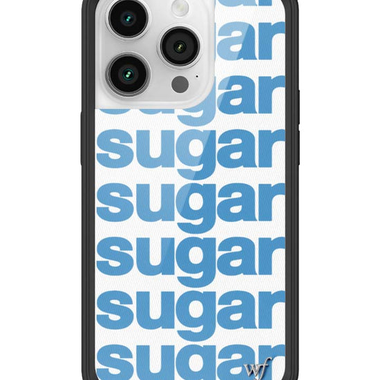 Wildflower iPhone case 14 Pro Ashley Williams Sugar Packet Blue Cute