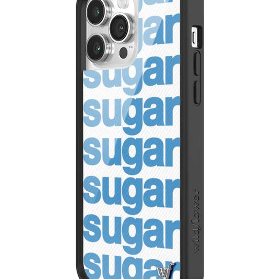Wildflower iPhone case 14 Pro Max Ashley Williams Sugar Packet Blue Cute