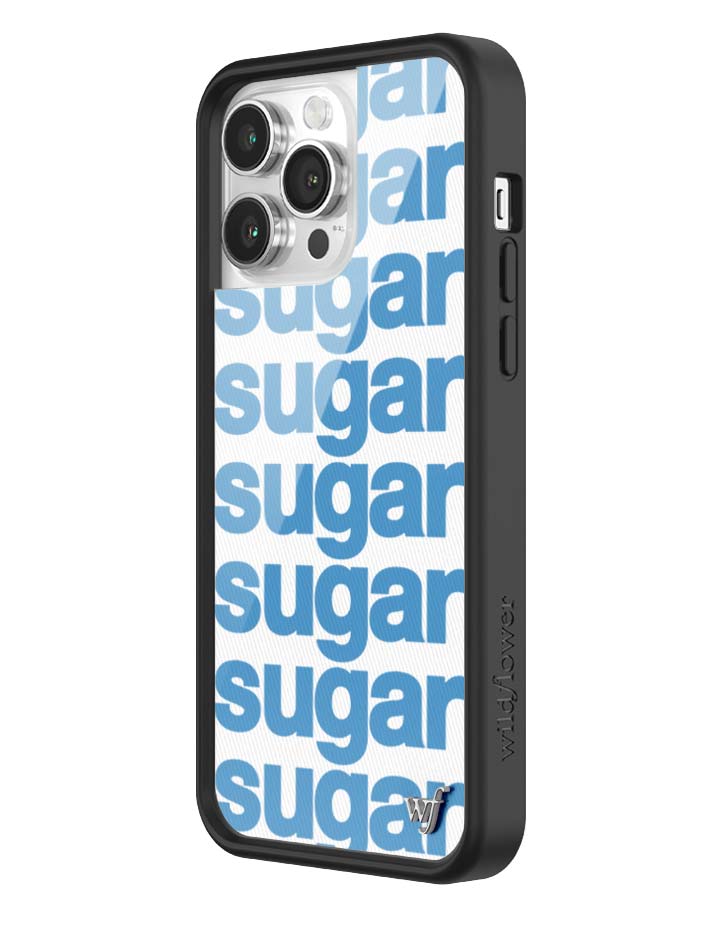 Wildflower iPhone case 14 Pro Max Ashley Williams Sugar Packet Blue Cute