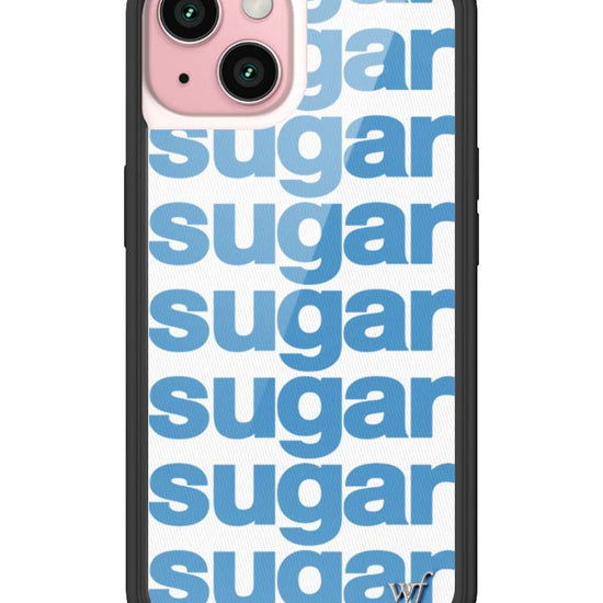 Wildflower iPhone case 15 Ashley Williams Sugar Packet Blue Cute