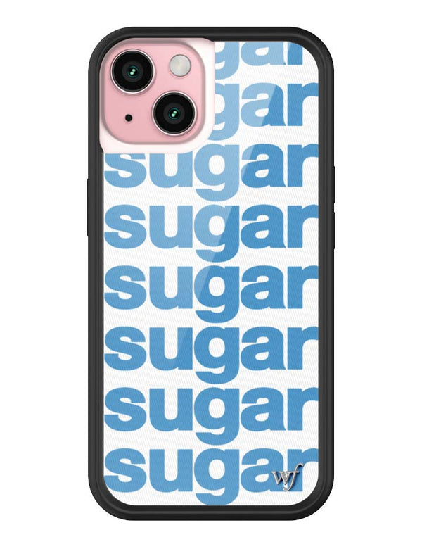 Wildflower iPhone case 15 Ashley Williams Sugar Packet Blue Cute