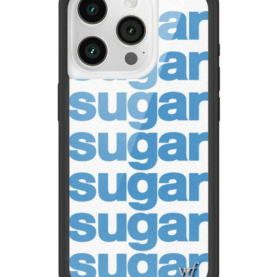 Wildflower iPhone case 15 Pro Ashley Williams Sugar Packet Blue Cute