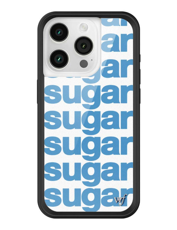 Wildflower iPhone case 15 Pro Ashley Williams Sugar Packet Blue Cute