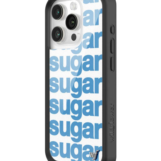 Wildflower iPhone case 15 Pro Ashley Williams Sugar Packet Blue Cute