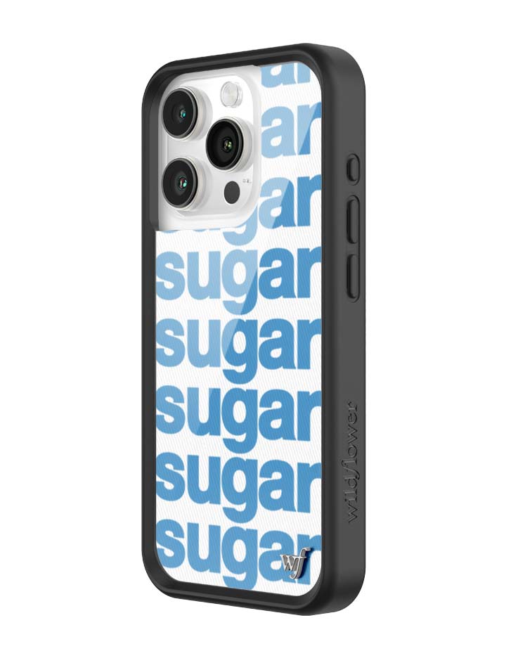 Wildflower iPhone case 15 Pro Ashley Williams Sugar Packet Blue Cute