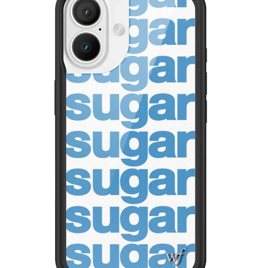 Wildflower iPhone case 16 Ashley Williams Sugar Packet Blue Cute