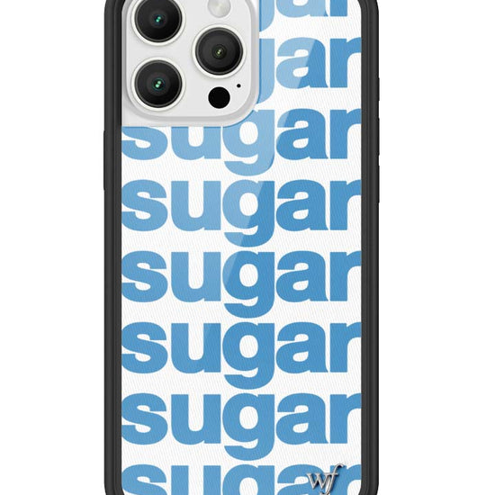 Wildflower iPhone case 16 Pro Max Ashley Williams Sugar Packet Blue Cute