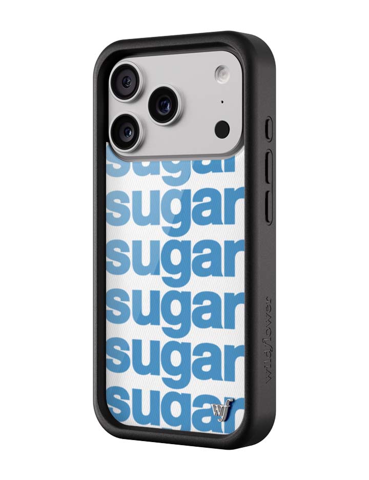 Wildflower iPhone case 17 Pro Ashley Williams Sugar Packet Blue Cute