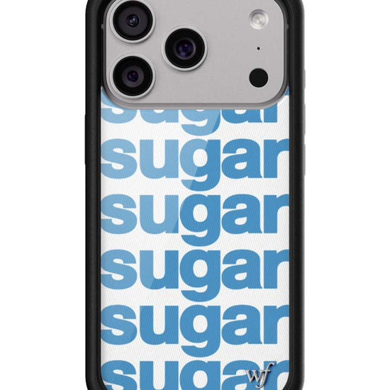 Wildflower iPhone case 18 Pro Ashley Williams Sugar Packet Blue Cute
