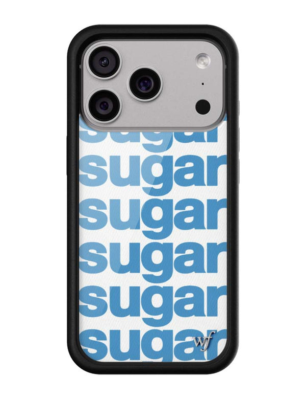 Wildflower iPhone case 18 Pro Ashley Williams Sugar Packet Blue Cute