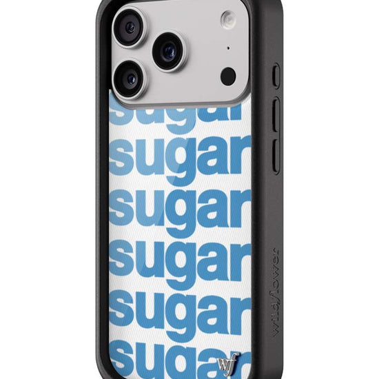 Wildflower iPhone case 18 Pro Ashley Williams Sugar Packet Blue Cute