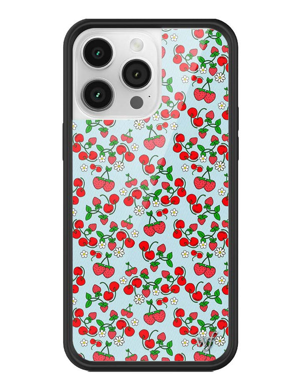 Wildflower iPhone case 14 Pro Max Baby Berries Fruit Cute