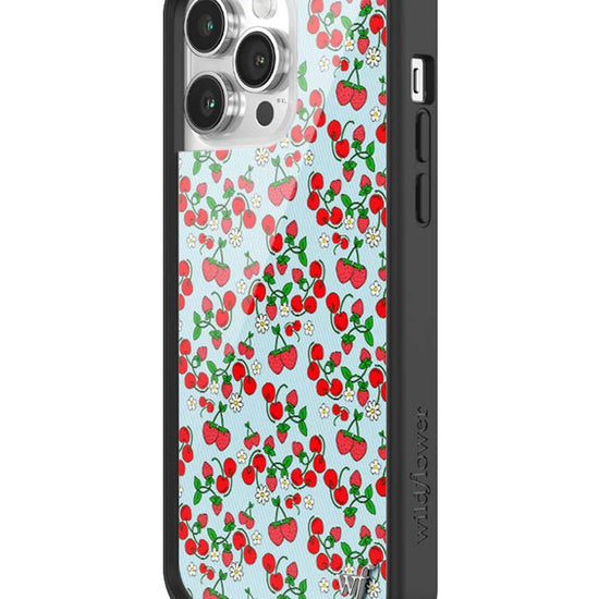 Wildflower iPhone case 14 Pro Max Baby Berries Fruit Cute