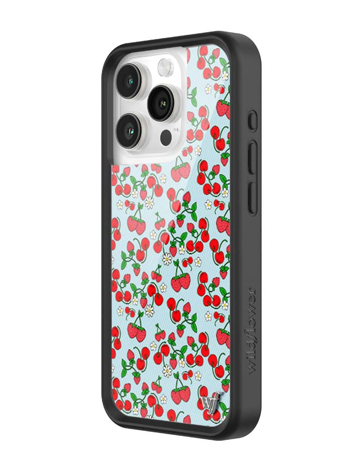 Wildflower iPhone case 15 Pro Baby Berries Fruit Cute