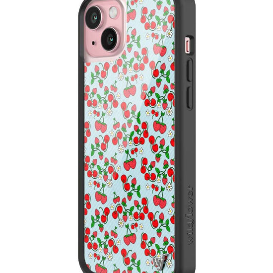 Wildflower iPhone case 15 Plus Baby Berries Fruit Cute