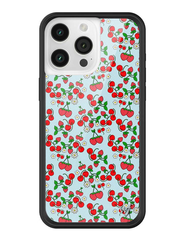 Wildflower iPhone case 15 Pro Max Baby Berries Fruit Cute