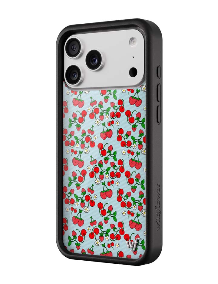 Wildflower iPhone case 18 Pro Max Baby Berries Fruit Cute