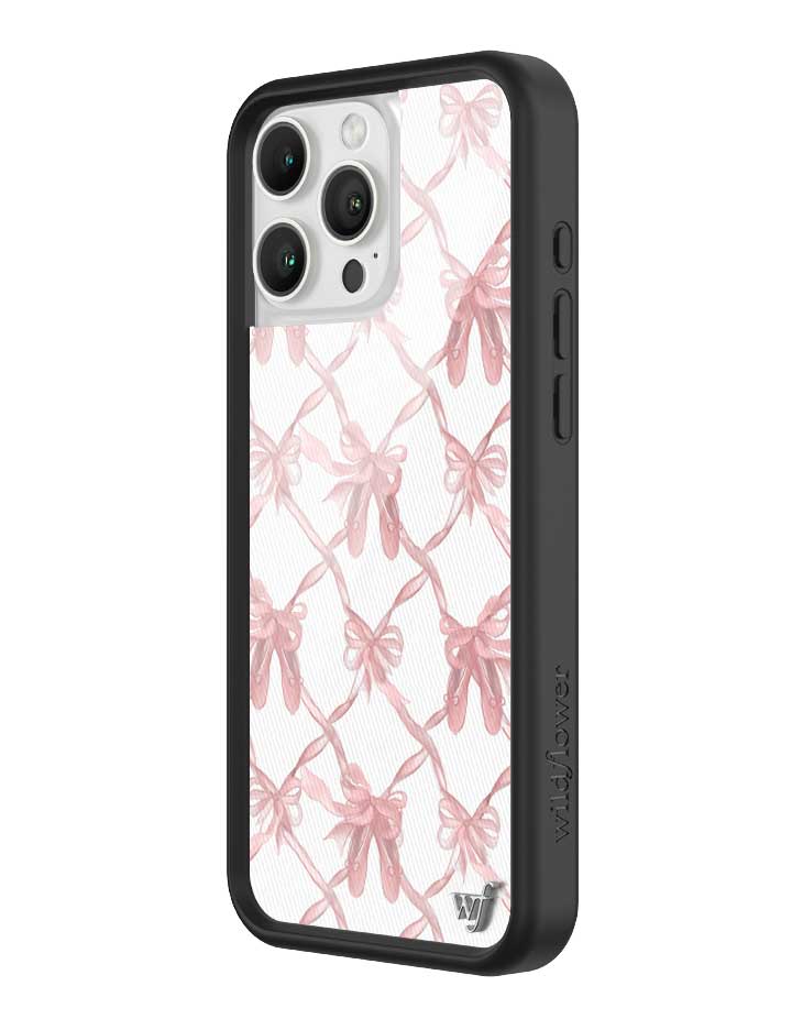 wildflower iPhone15 ケース バレエシューズ柄