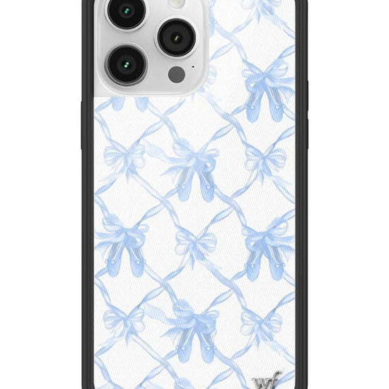 Wildflower iPhone case 14 Pro Max On Pointe Blue Cute