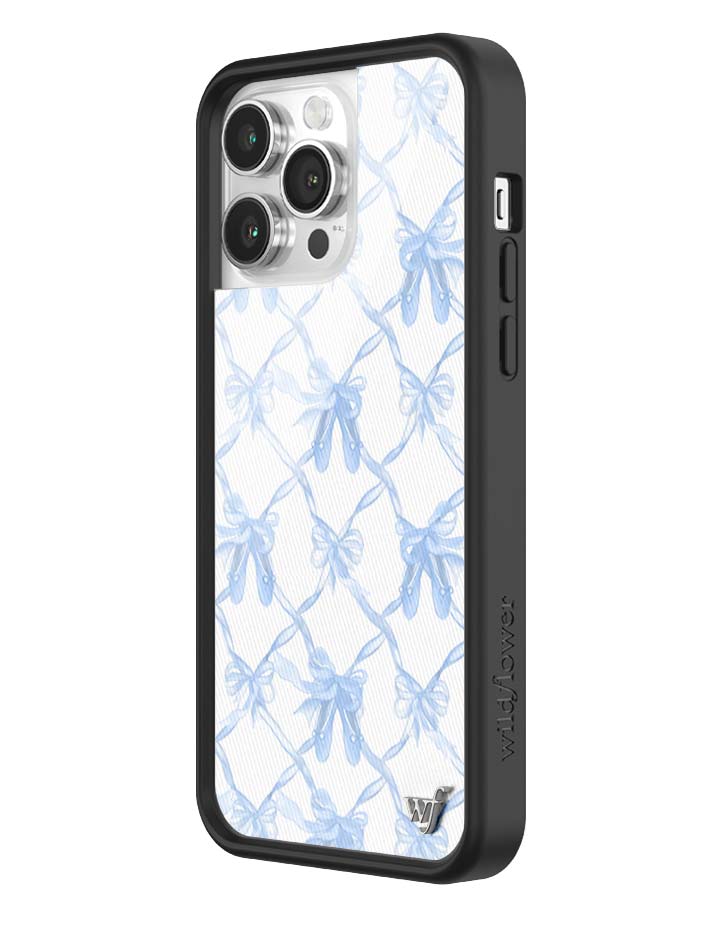Wildflower iPhone case 14 Pro Max On Pointe Blue Cute