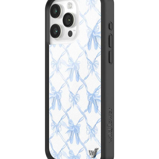 Wildflower iPhone case 15 Pro Max On Pointe Blue Cute