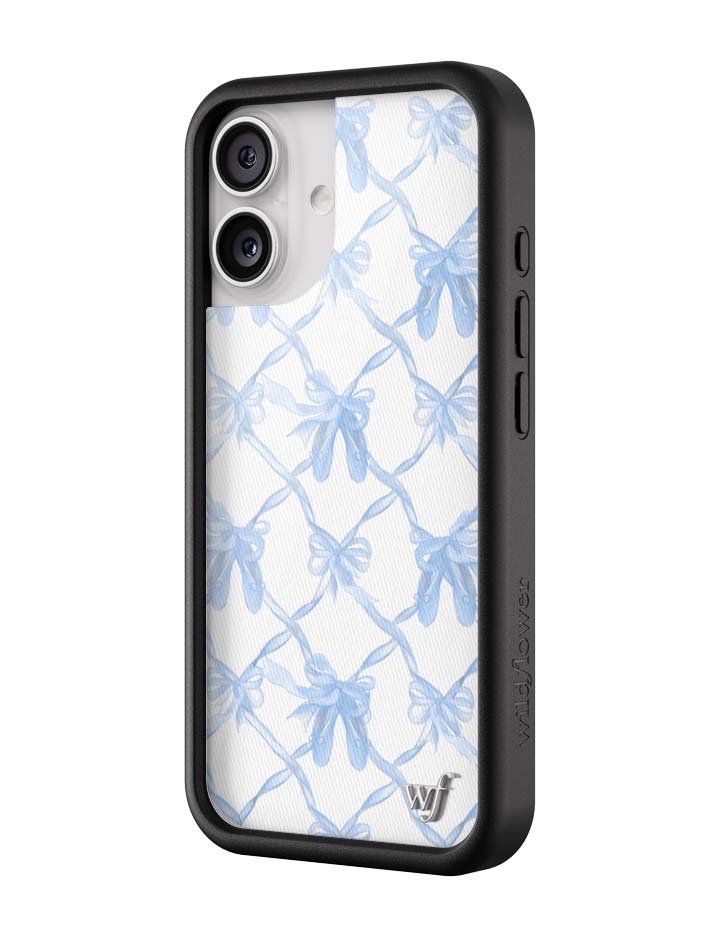 Wildflower iPhone case 17 On Pointe Blue Cute