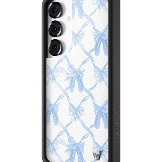 Wildflower Galaxy S25 case On Pointe Blue Cute