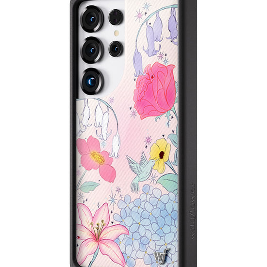 Wildflower Galaxy S25 case Ultra Bluebelle Dreams cute